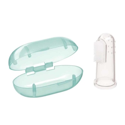 Щетка зубная на палец с футляром Happy Baby 20008 1